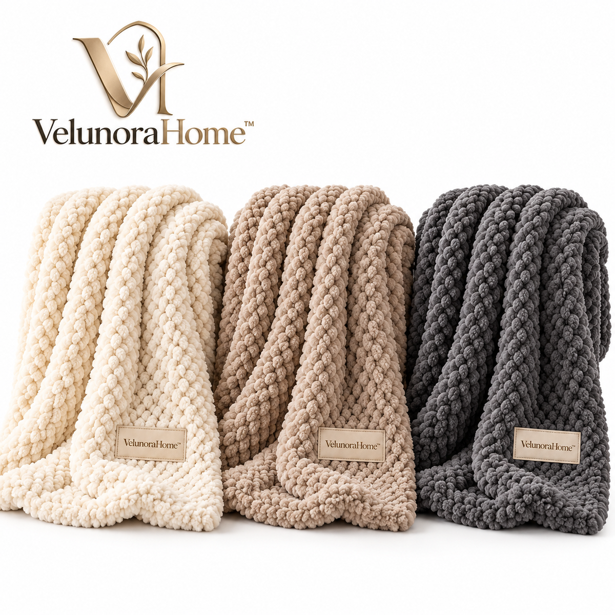 VelunoraHome™ Luxury Soft Throw Blanket