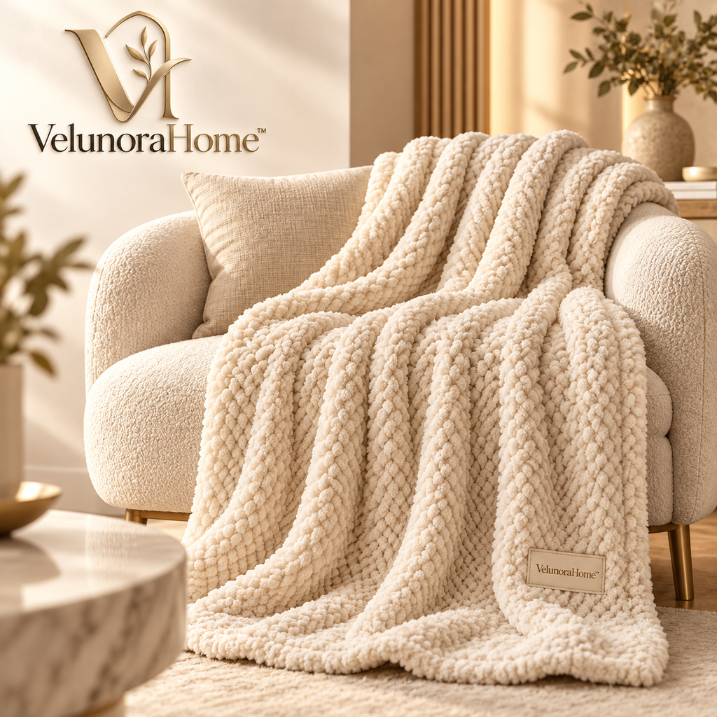VelunoraHome™ Luxury Soft Throw Blanket