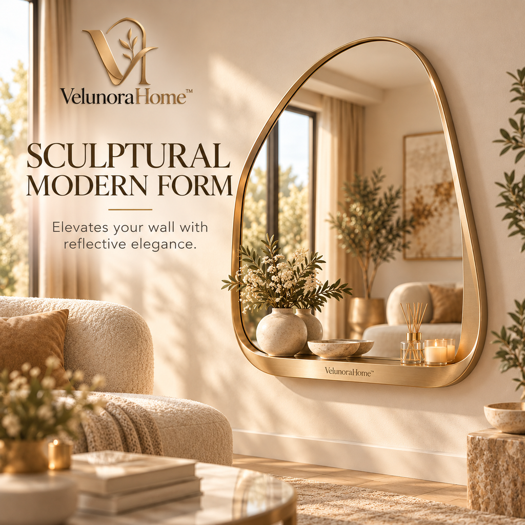 VelunoraHome™ Decorative Mirror Accent