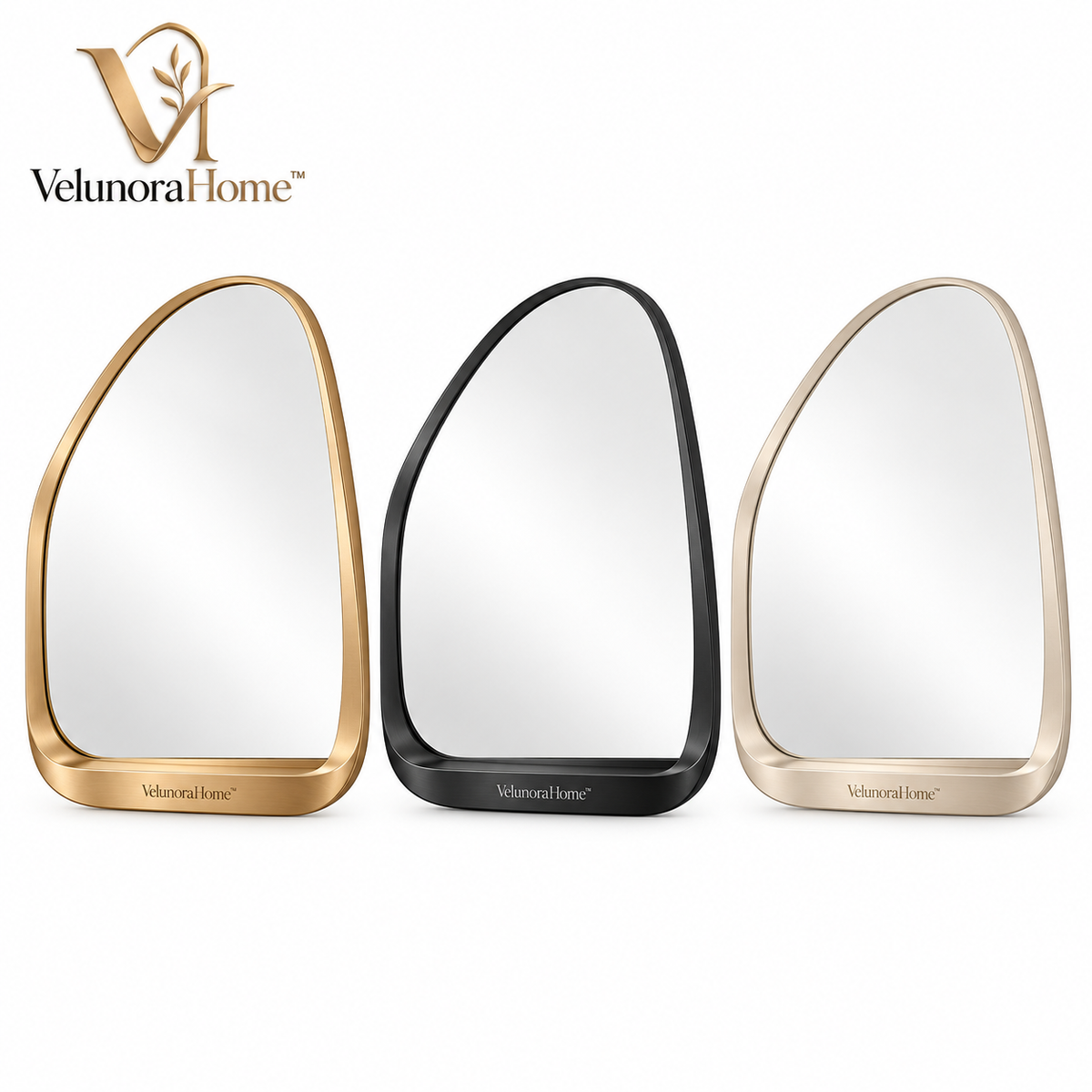 VelunoraHome™ Decorative Mirror Accent